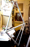 The first coat is now applied in the workshop