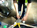 insert the lockring and tighten - click to enlarge
